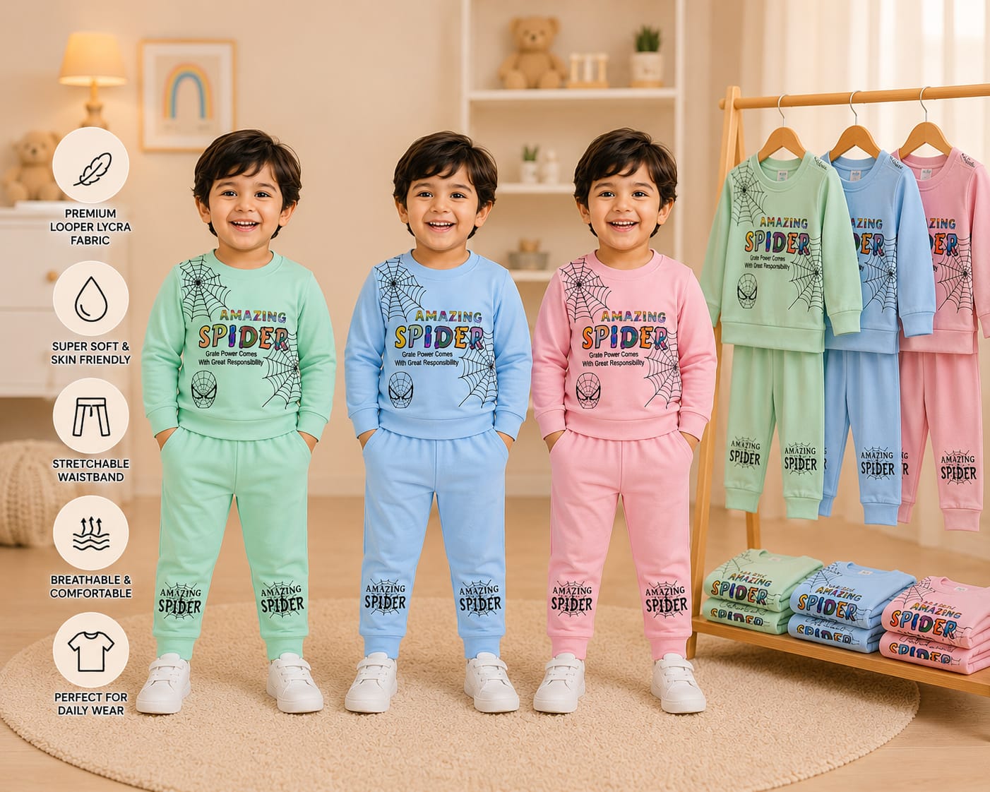 AYUSH GARMENT Spider Lycra